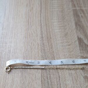 Gold and Silver Chain Bracelet